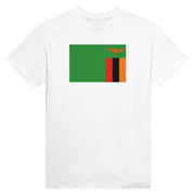 T-shirt drapeau zambie coton mélangé imprimé manches longues