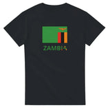 T-shirt drapeau zambie texte - pixelforma