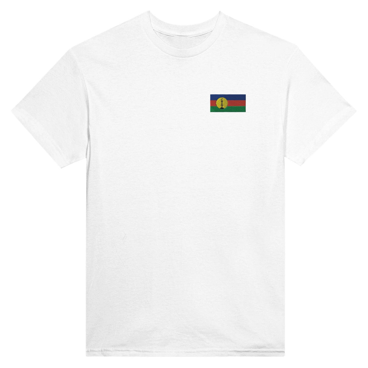 T-shirt Drapeaux de la Nouvelle-Calédonie en broderie - Pixelforma 