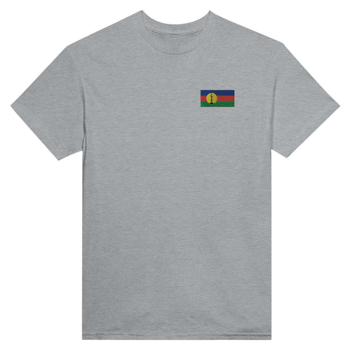 T-shirt Drapeaux de la Nouvelle-Calédonie en broderie - Pixelforma 
