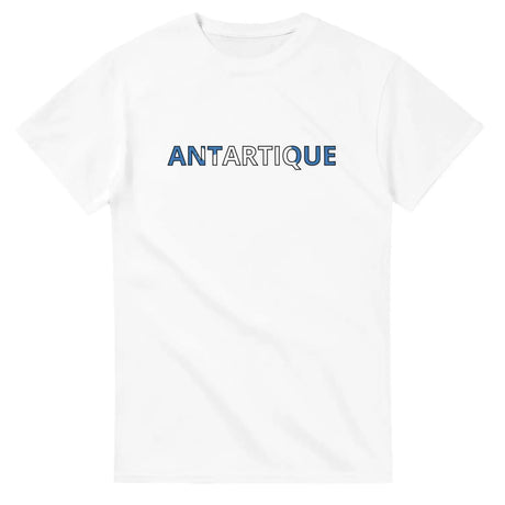 T-shirt écriture drapeau antarctique - pixelforma