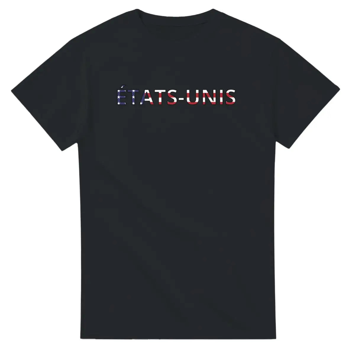 T-shirt écriture Drapeau États-Unis - Pixelforma 