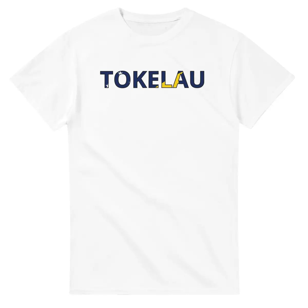 T-shirt écriture Drapeau Tokelau en écriture - Pixelforma 