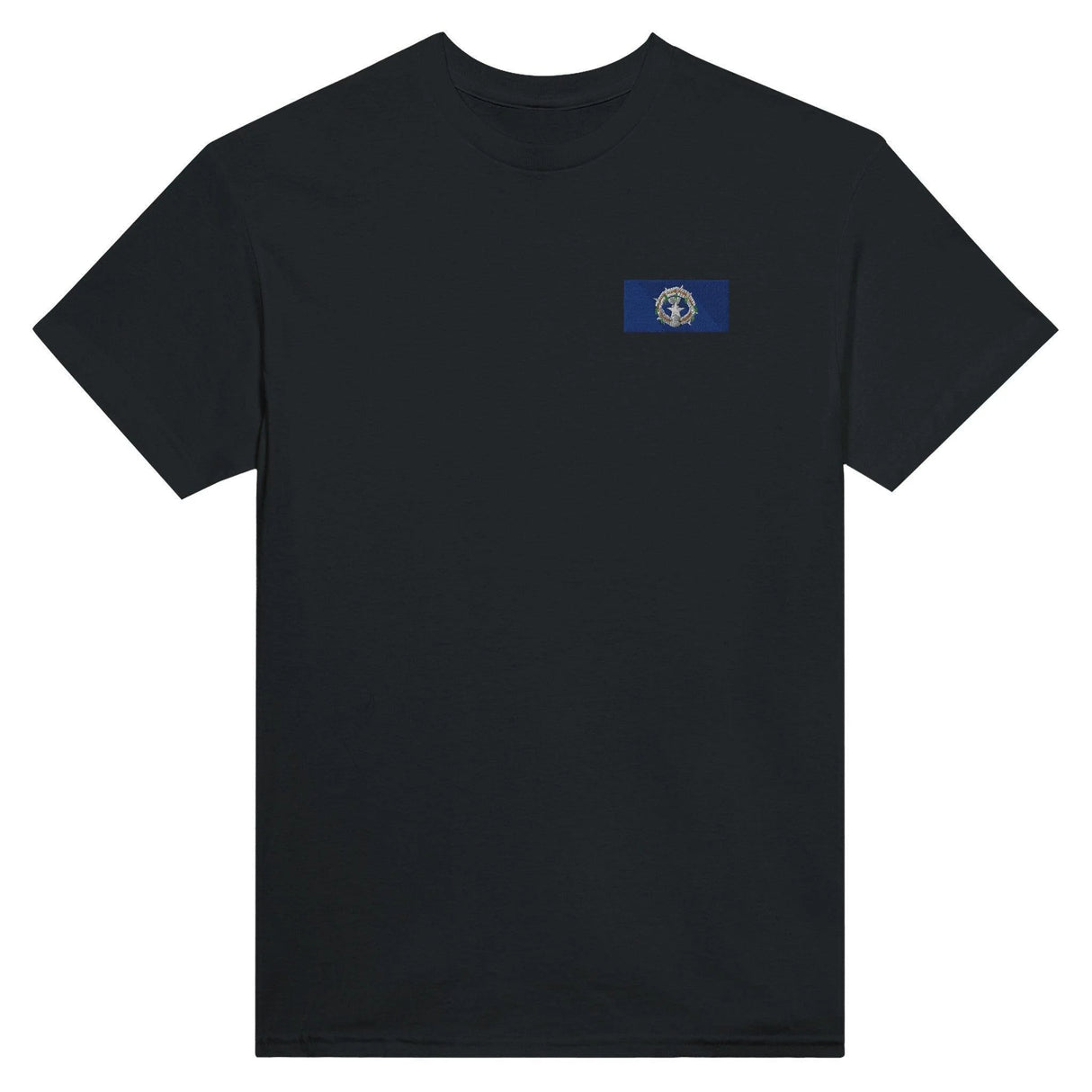 T-shirt îles mariannes du nord broderie couleur coton épais
