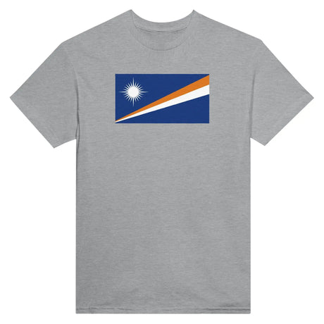 T-shirt îles marshall coton mélangé brodé manches longues