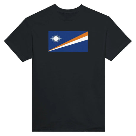 T-shirt îles marshall coton mélangé brodé manches longues