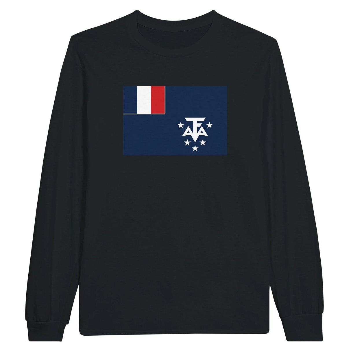 T-shirt manches longues antarctique française coton mélangé