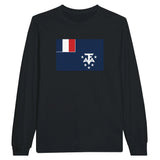T-shirt manches longues antarctique française coton mélangé