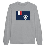T-shirt manches longues antarctique française coton mélangé