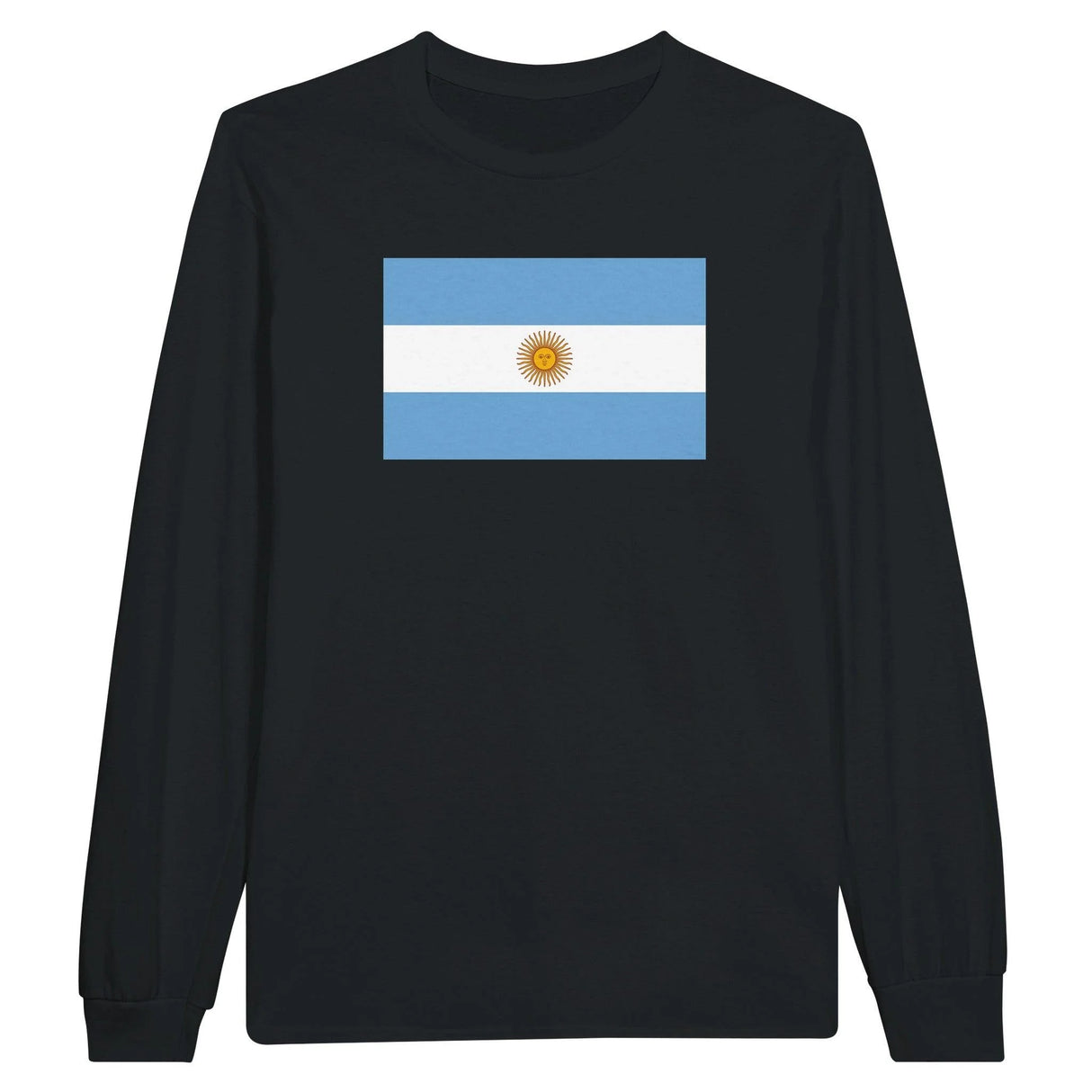 T-shirt manches longues argentine coton mélangé douceur exceptionnelle