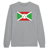 T-shirt manches longues burundi couleur coton mélangé doux