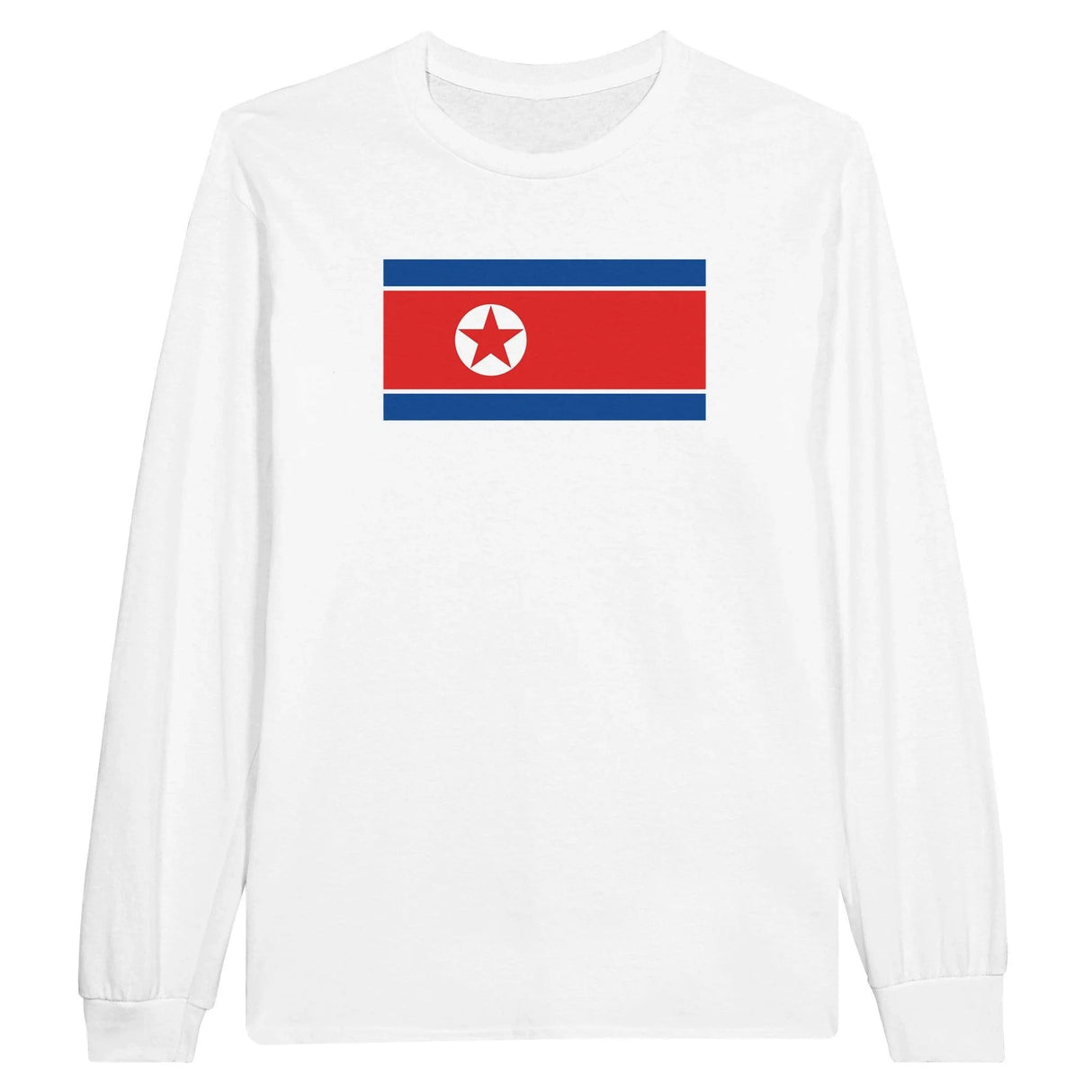 T-shirt manches longues corée du nord coton mélangé doux