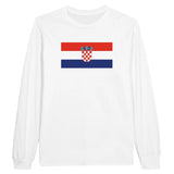 T-shirt manches longues croatie coton mélangé douceur exceptionnelle