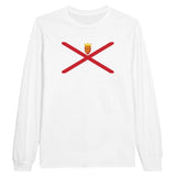 T-shirt manches longues drapeau jersey coton douceur exceptionnelle