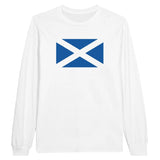 T-shirt manches longues écosse coton mélangé douceur exceptionnelle