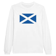 T-shirt manches longues écosse coton mélangé douceur exceptionnelle