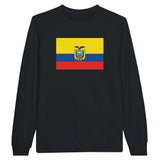 T-shirt manches longues équateur coton mélangé imprimé