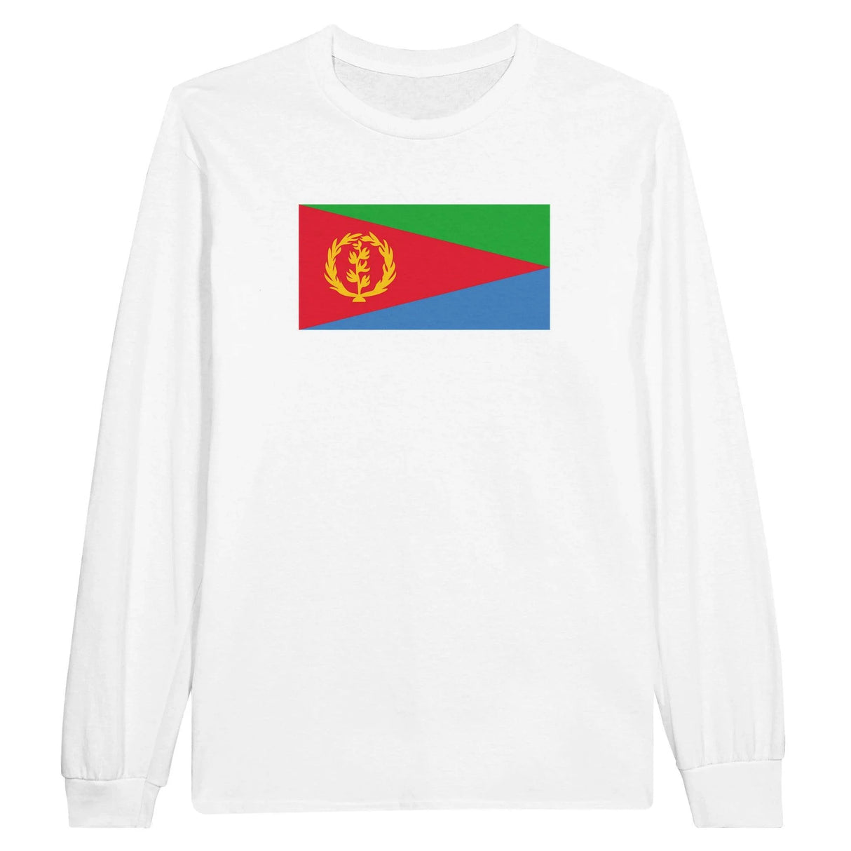 T-shirt manches longues érythrée coton mélangé imprimé