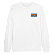 T-shirt manches longues eswatini broderie coton doux