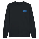 T-shirt manches longues états fédérés broderie coton mélangé