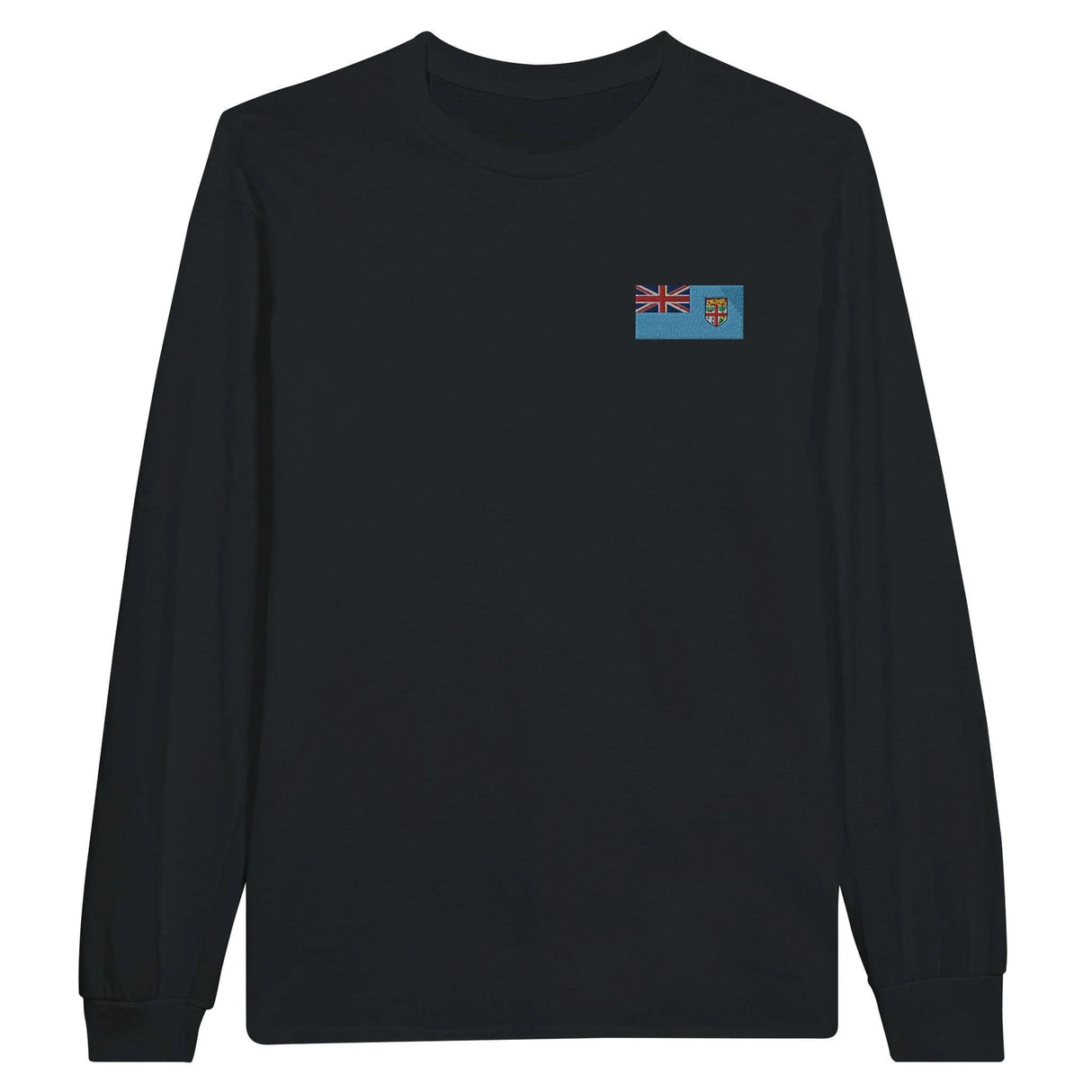T-shirt manches longues fidji broderie couleur coton doux
