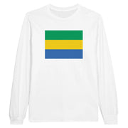 T-shirt manches longues gabon couleur coton mélangé doux
