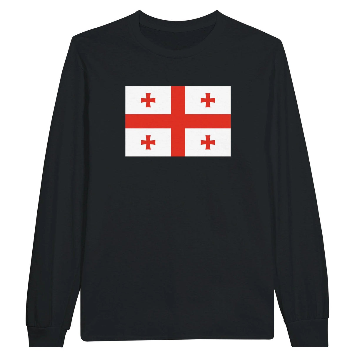 T-shirt manches longues géorgie coton mélangé douceur exceptionnelle