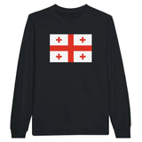 T-shirt manches longues géorgie coton mélangé douceur exceptionnelle