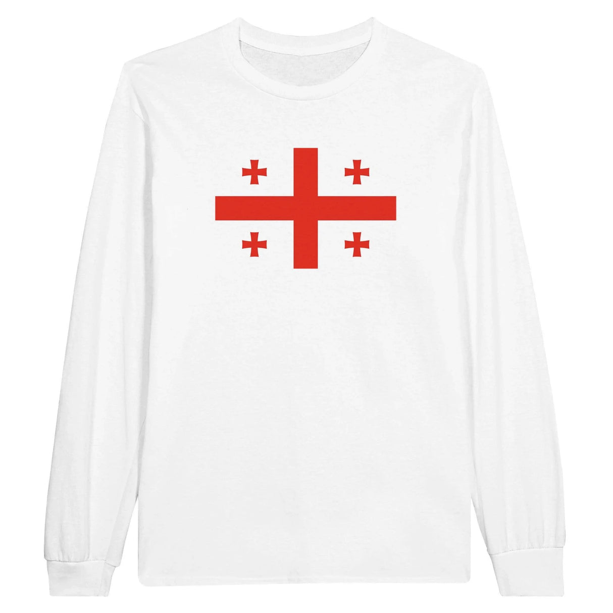 T-shirt manches longues géorgie coton mélangé douceur exceptionnelle