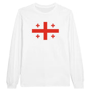 T-shirt manches longues géorgie coton mélangé douceur exceptionnelle