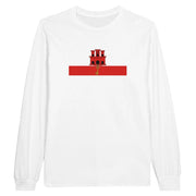 T-shirt manches longues gibraltar coton mélangé imprimé