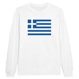 T-shirt manches longues grèce couleur coton mélangé douceur