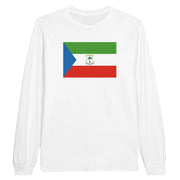 T-shirt manches longues guinée équatoriale coton mélangé