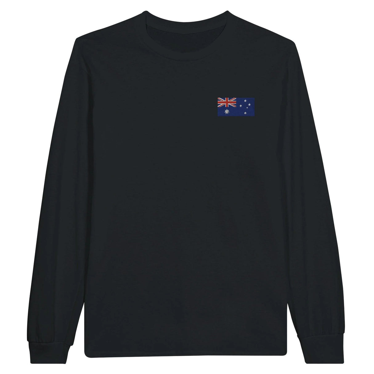 T-shirt manches longues île heard-et-macdonald broderie coton