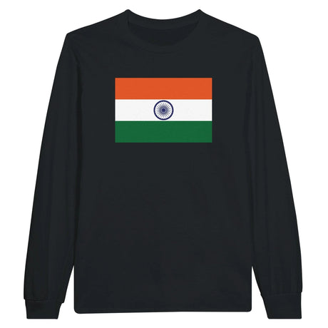 T-shirt manches longues inde coton mélangé douceur exceptionnelle