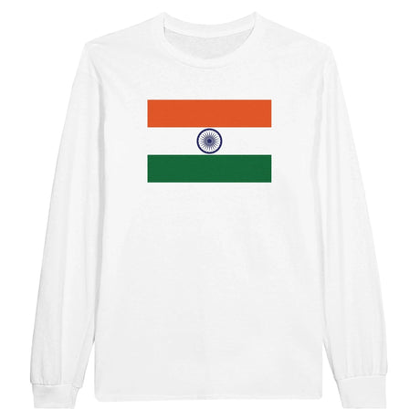 T-shirt manches longues inde coton mélangé douceur exceptionnelle