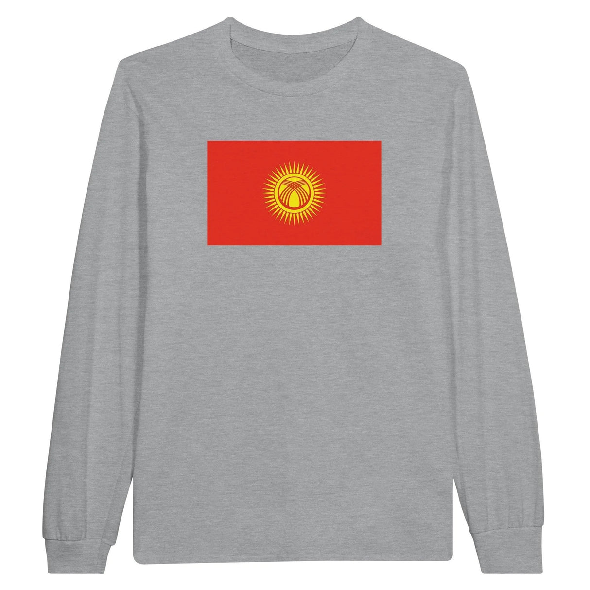 T-shirt manches longues kirghizistan coton douceur exceptionnelle