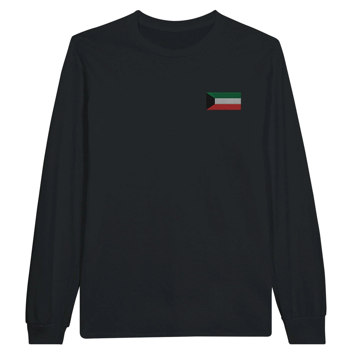 T-shirt manches longues koweït broderie coton doux mélangé
