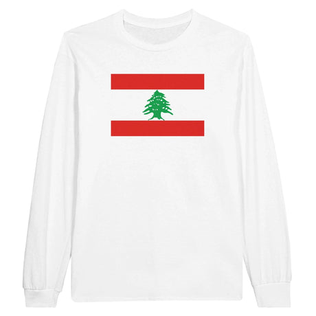 T-shirt manches longues liban couleur coton douceur exceptionnelle