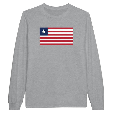 T-shirt manches longues liberia coton mélangé douceur exceptionnelle