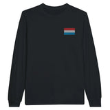 T-shirt manches longues luxembourg coton doux broderie couleur
