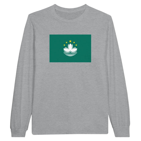 T-shirt manches longues macao coton mélangé douceur exceptionnelle