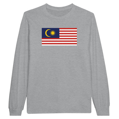 T-shirt manches longues malaisie coton mélangé douceur