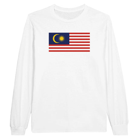 T-shirt manches longues malaisie coton mélangé douceur