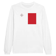 T-shirt manches longues malte coton mélangé douceur exceptionnelle