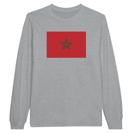 T-shirt manches longues maroc coton mélangé douceur exceptionnelle