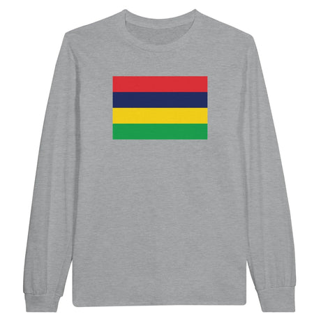 T-shirt manches longues maurice coton mélangé douceur naturelle