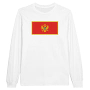 T-shirt manches longues monténégro coton mélangé imprimé