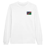 T-shirt manches longues namibie broderie coton doux