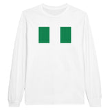 T-shirt manches longues nigeria coton mélangé imprimé doux